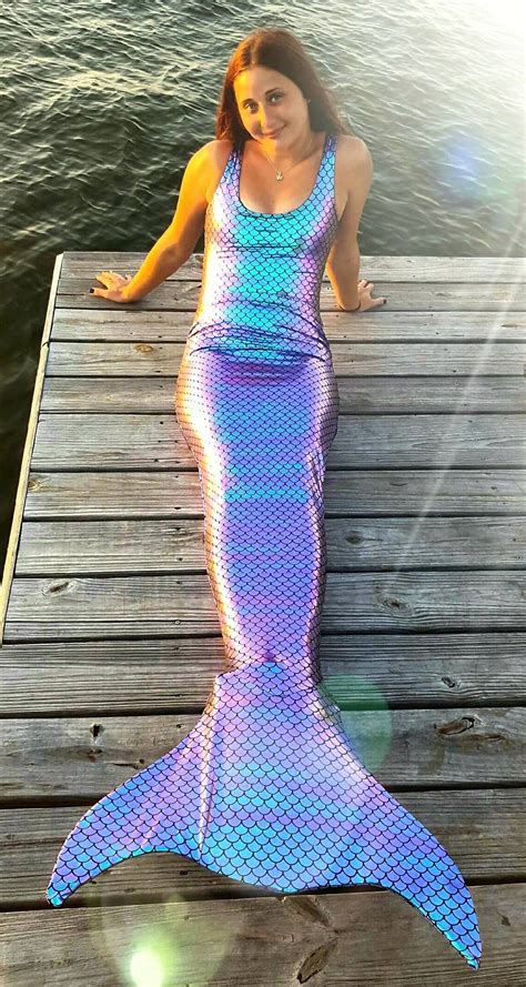 mermaid tail walkable swimmable with invisible zipper bottom add monofin add bathing suit fast