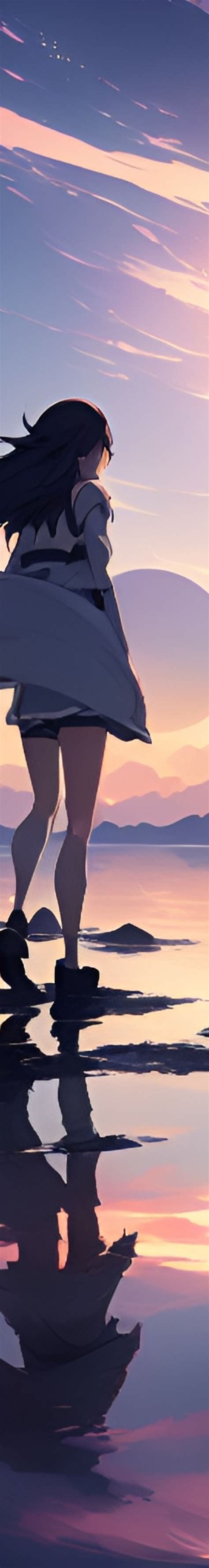 800x6000 Resolution Anime Girl Walking On Water Hd Ai Art 800x6000