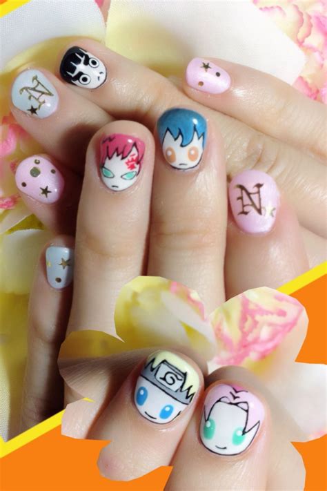 Naruto Nail Art By Nakayama Chieko Naruto Nails Anime Nails Cute