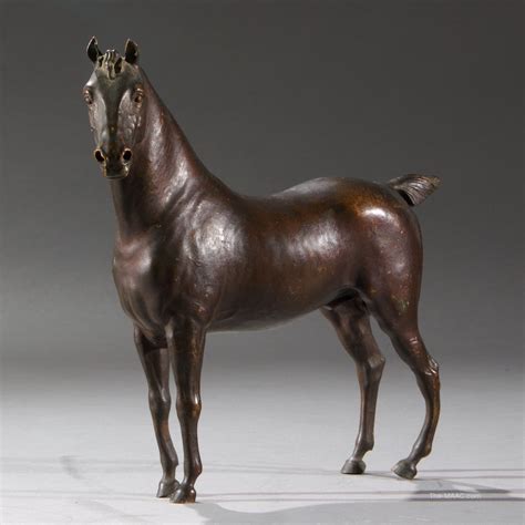 Antique Bronze Horse Sculpture Manhattan Art And Antiques Center