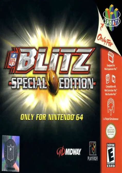 Nfl Blitz Special Edition Rom Download Nintendo 64n64