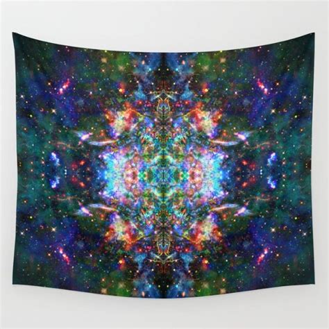 Trippy Psychedelic Tapestry Festival Flag Wall Hanging Etsy