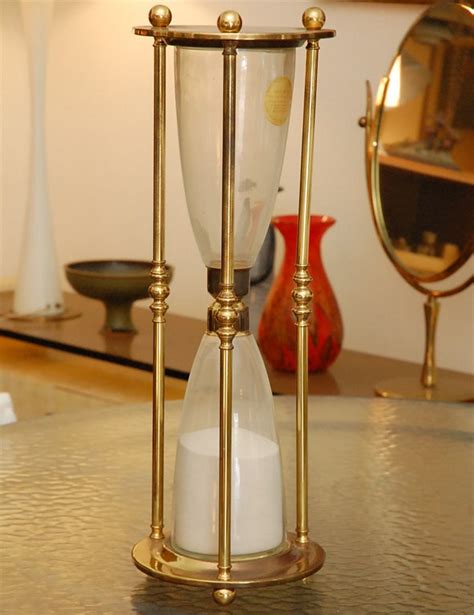 Large Brass Hourglass Clessidre At 1stdibs Large Antique Brass