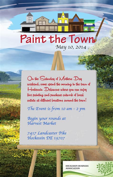 Paint The Town On May 10 Mothers Day Weekend Local Artists Live