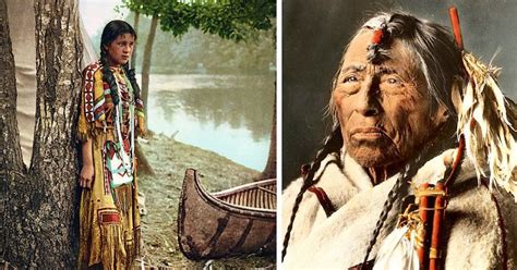 Rare Colour Photos Of Native Americans From The Th And Th