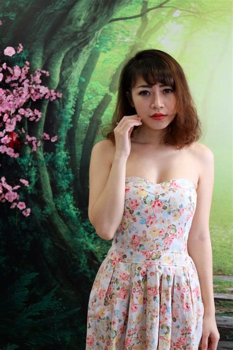 Free Images Person Woman Flower Spring Green High Fashion