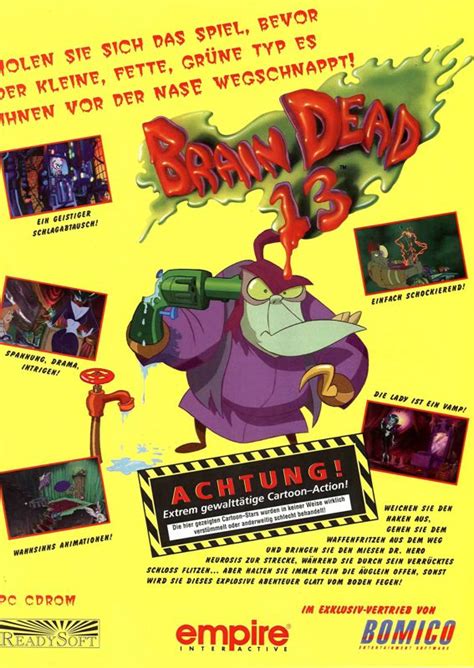 Brain Dead 13 1995 Promotional Art Mobygames