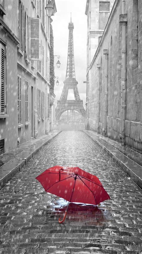 Paris France Rain Eiffel Tower Iphone Wallpaper Beautiful Paris