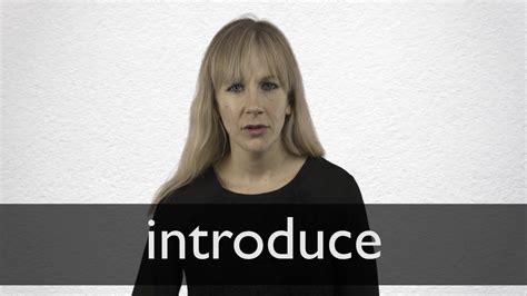 How To Pronounce Introduce In British English Youtube