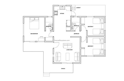 25 Three Bedroom Houseapartment Floor Plans Floor Pla