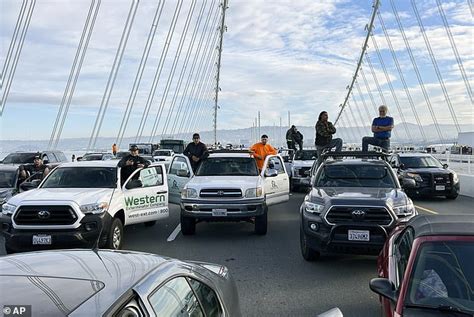 At Least 50 Protesters Arrested After Bay Bridge In San Francisco Is