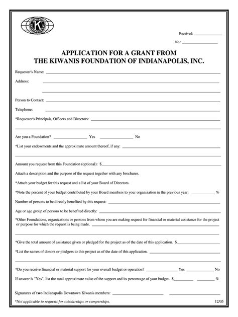Grant Application Form Fill Out And Sign Printable Pdf Template Signnow