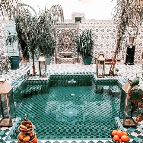 Morrocan Pool Moroccan Villa Moroccan Houses Moroccan Design Moroccan Decor Moroccan Garden