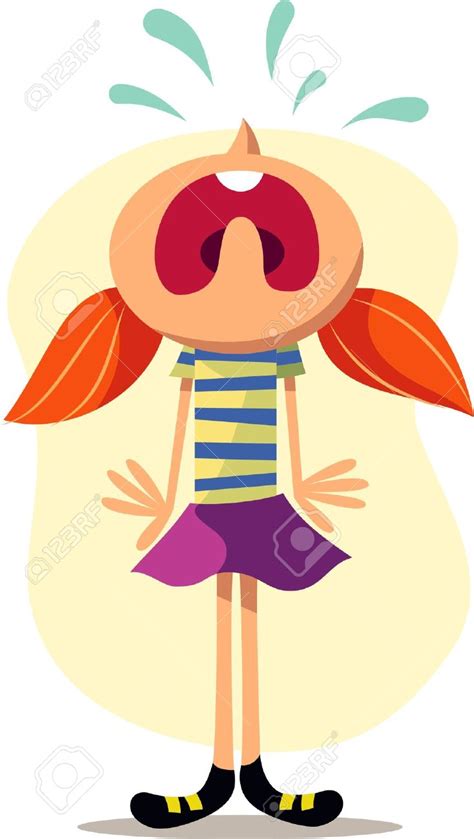 Ginger Girl Abandonded Crying Clipart 20 Free Cliparts