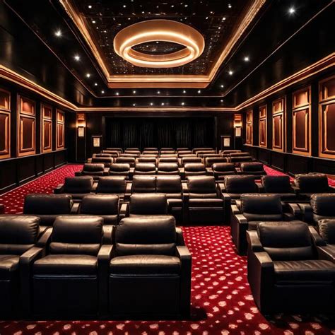 Premium Ai Image Interior Design Of A Cinema Hall Interior Design Of
