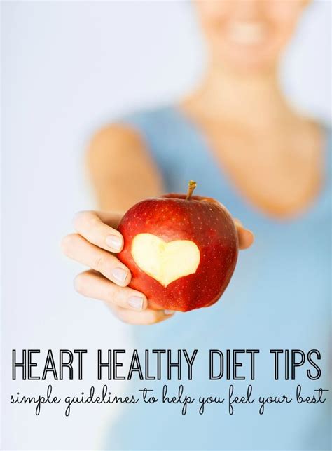 Heart Healthy Diet Tips | Heart healthy diet, Healthy diet ...