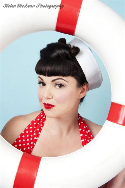 Hello Sailor Glamour Photo Shoot 1950s Pinup Real Women