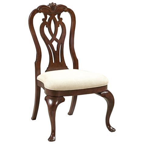 Kincaid Furniture Hadleigh Traditional Queen Anne Side Chair With