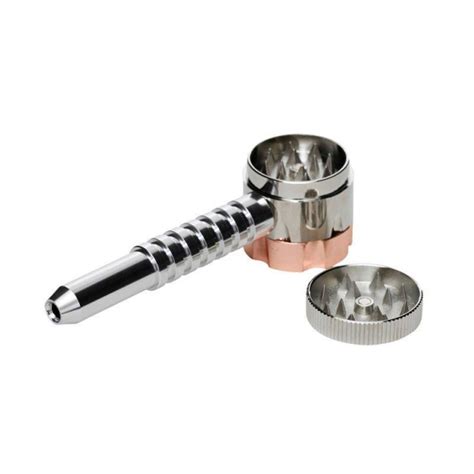 six shooter revolver pipe with grinder