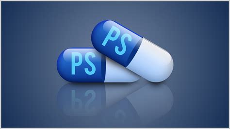 How To Make Photoshop Logo Pill Pill Button Logo Photoshop