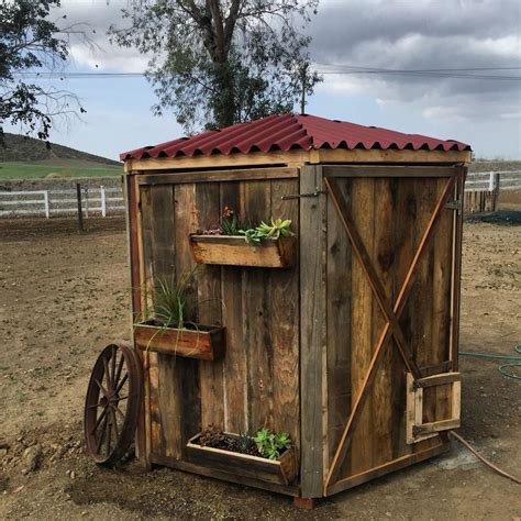 Turning a shed into a tiny house is easier and more affordable than buying a tiny home. Pump house for well. #pumphouse #outdoors #woodwork ...