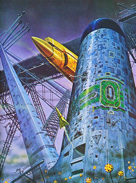 Painting By Angus Mckie From The Book Spacecraft 2000 To 2100ad 1978