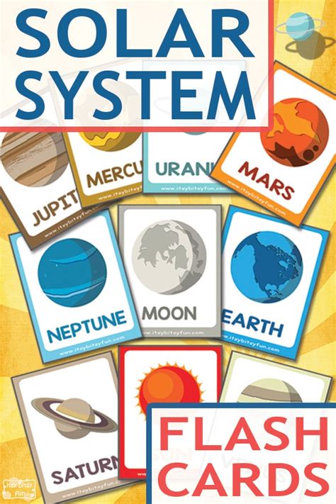 Solar System Flashcards In 2020 Solar System Printables Flashcards