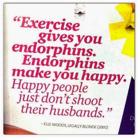 Endorphins make you happy. but not all exercises are created equal in the endorphin department. Fitness with Jamie: Exercise helps you be happy!