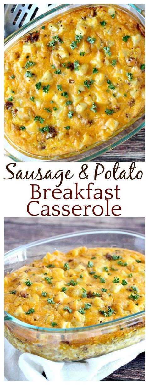 This Sausage And Potato Breakfast Casserole Is The Perfect Brunch