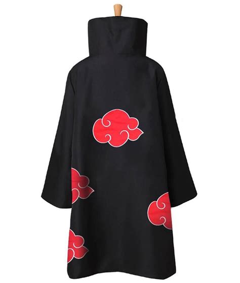 Naruto Hoodie Jacket Akatsuki Cloak Ubicaciondepersonascdmxgobmx