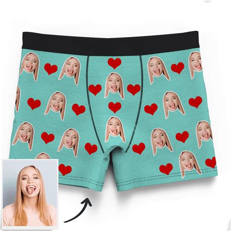 Custom Heart And Face On Boxer Briefs The Best Boxer Shorts To Get
