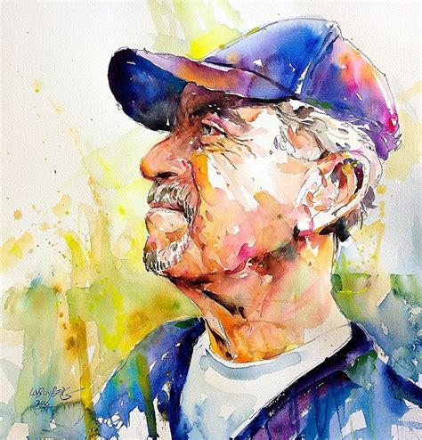 David Lobenberg Artworks Gallery Watercolor Portraits Portrait Art