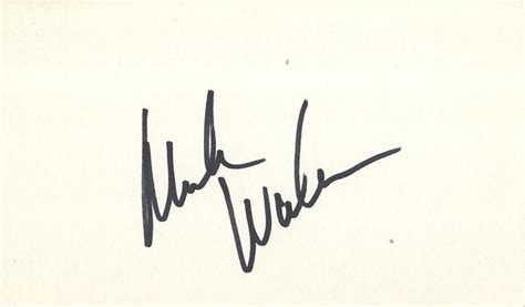 Mark Wiebe Golf Autograph