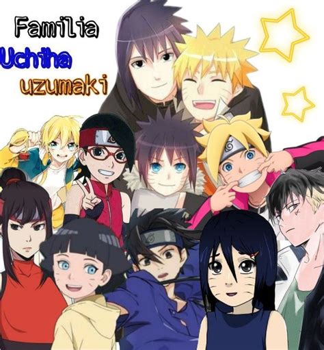 La Familia Uchiha Uzumaki Anime Naruto Naruto Uzumaki Naruto And