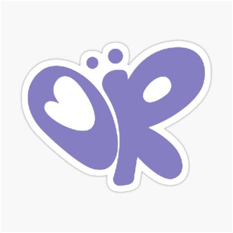 Olivia Rodrigo Purple Logo Sticker By Julesstickerss Redbubble