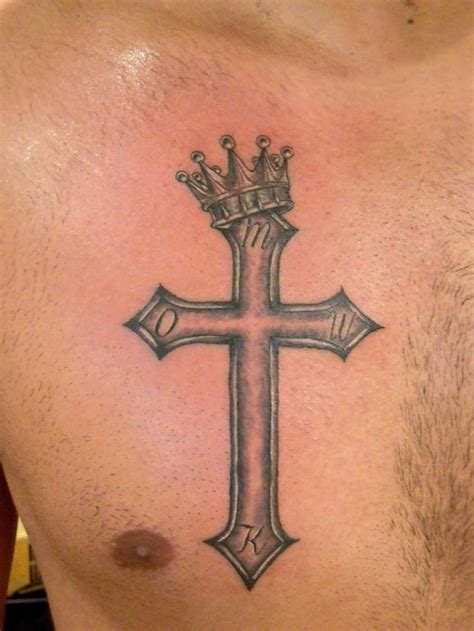cross chest tattoos designs ideas and meaning tattoos for you