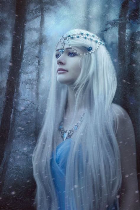 snow queen fantasy fairy snow queen beautiful fantasy art