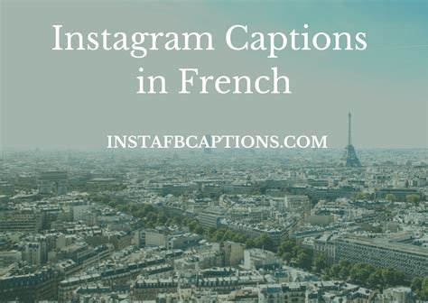 French Captions For Instagram Captions Ideas