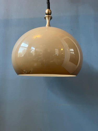 Mid Century Space Age Acrylic Glass Mushroom Pendant Lamp From Dijkstra