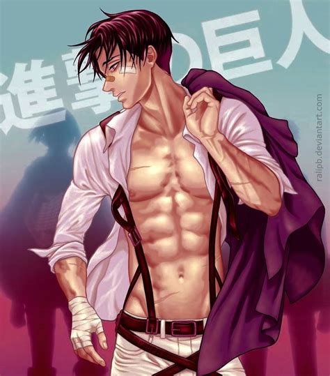Shirtless Levi Ackerman Attack On Titan Levi Anime Guys Shirtless
