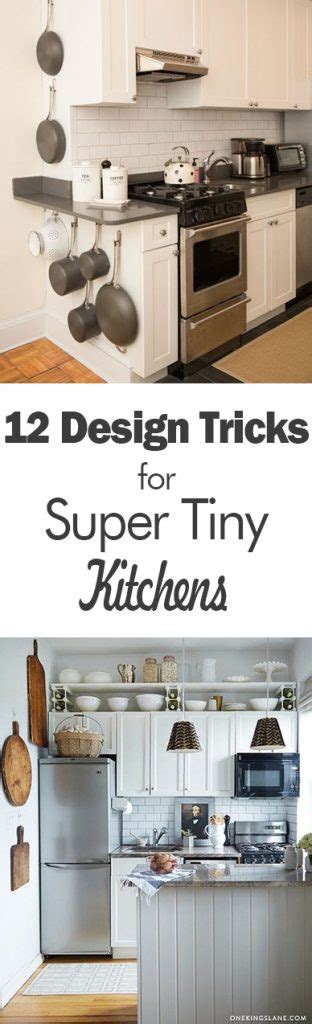 12 Design Tricks For Super Tiny Kitchens 101 Days Of Organization