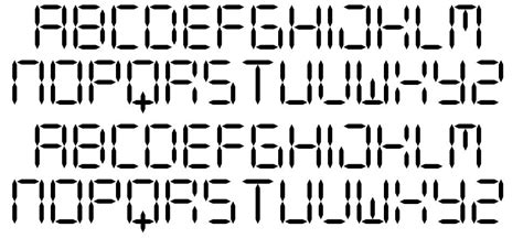 Digit Lcd Font By Geronimo Fonts Fontriver