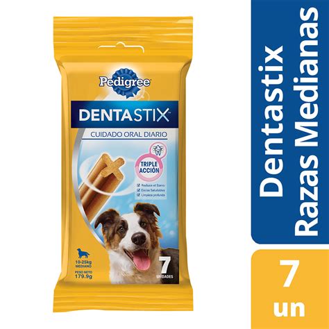 Snack Para Perros Pedigree Dentastix 7 U Razas Medianas Carrefour