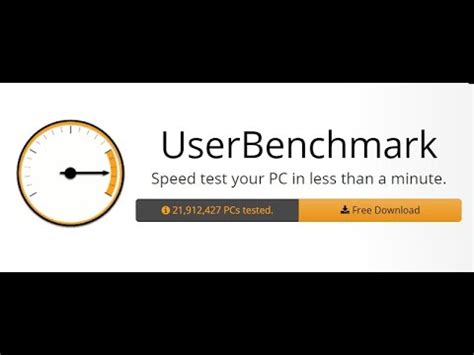 It's free and takes less than one minute. Benchmark Testing my PC with UserBenchmark Benchmark ...