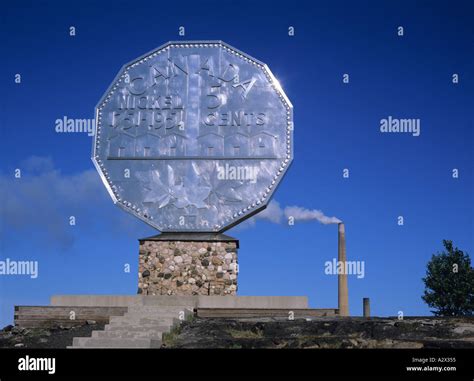 Big Nickel Sudbury Ontario Canada Stock Photo Alamy