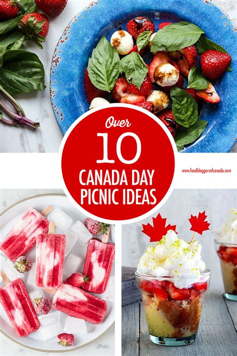 canada day picnic and potluck recipes food bloggers of canada