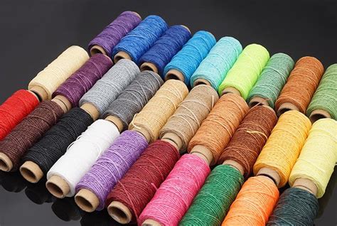 5pcs 50m 1mm Waxed Linen Wax Cotton Cord String Linen Thread Etsy