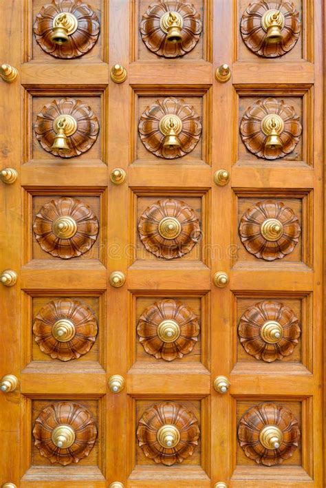 Temple Door Bells In India Hindu Temple Royalty Free Stock Photos