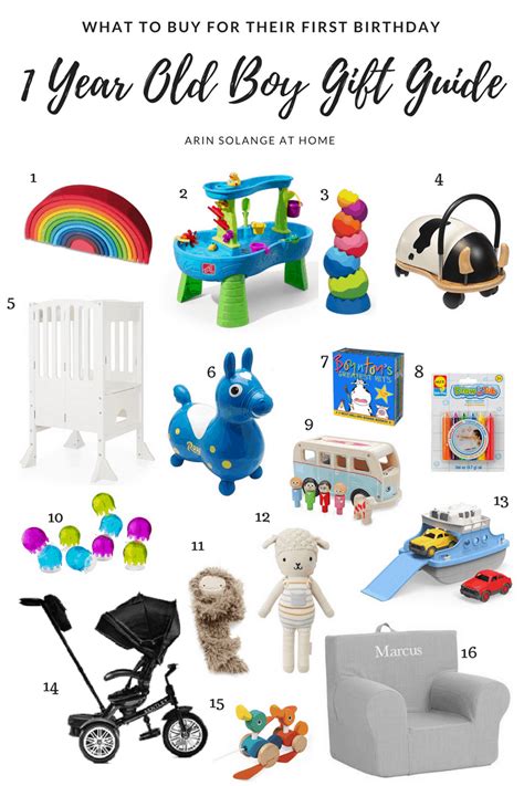 Find great deals on ebay for baby first birthday boy. 1 year old boy gift guide - arinsolangeathome