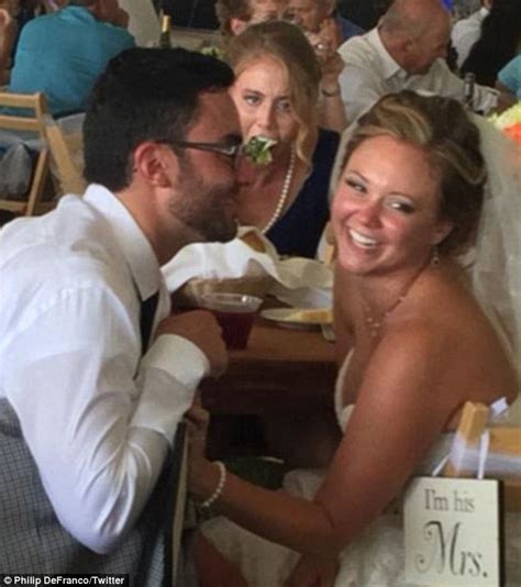 Couples Sweet Selfie Photobombed By Horrified Waiter Carrying Two